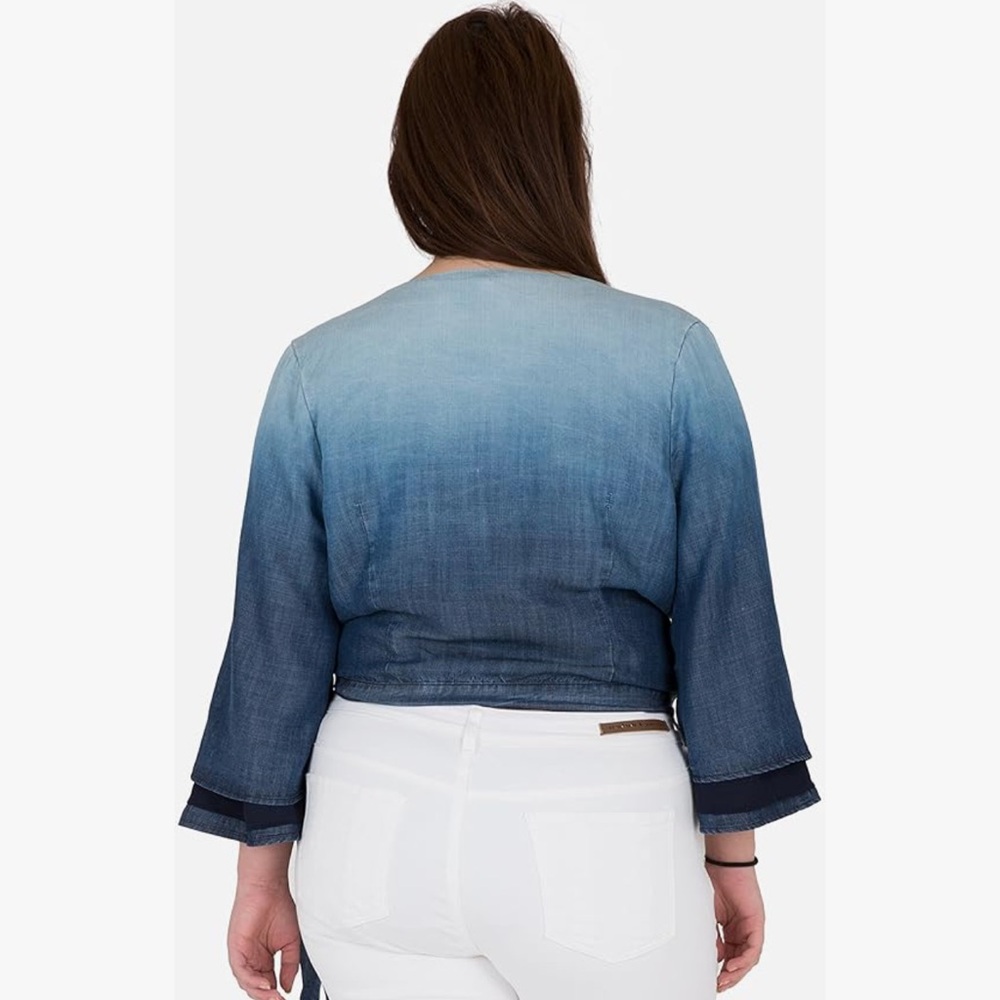 Standards & Practices Blue Ombre Chambray/Tencel … - image 2